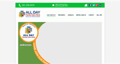 Desktop Screenshot of alldayfamilycare.com